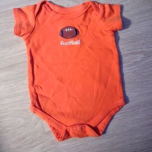 Lovable friends 0-3 months football onesie